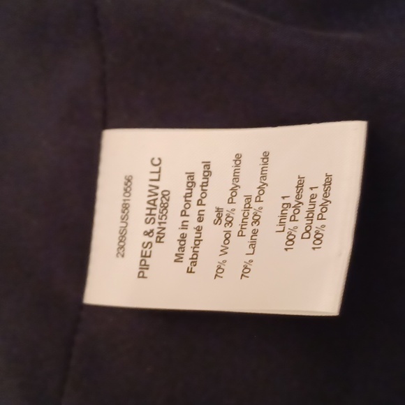 Veronica Beard Tyra Navy Pinstripe Dickey Jacket NWT - Picture 9 of 14